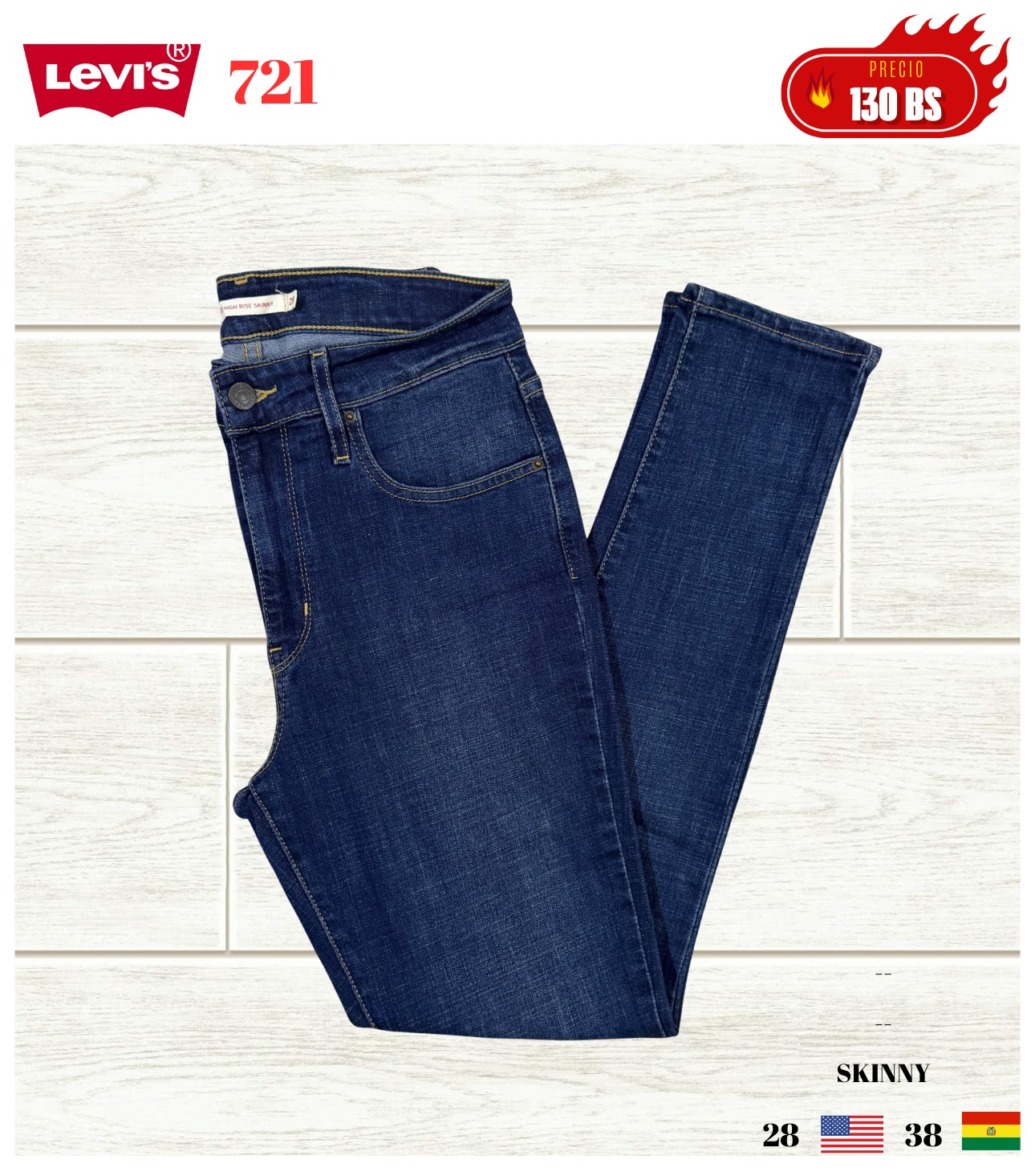 Boutique Raquel Facebook ad: LIQUIDACION de pantalones Jeans Americanos para Dama 100%…