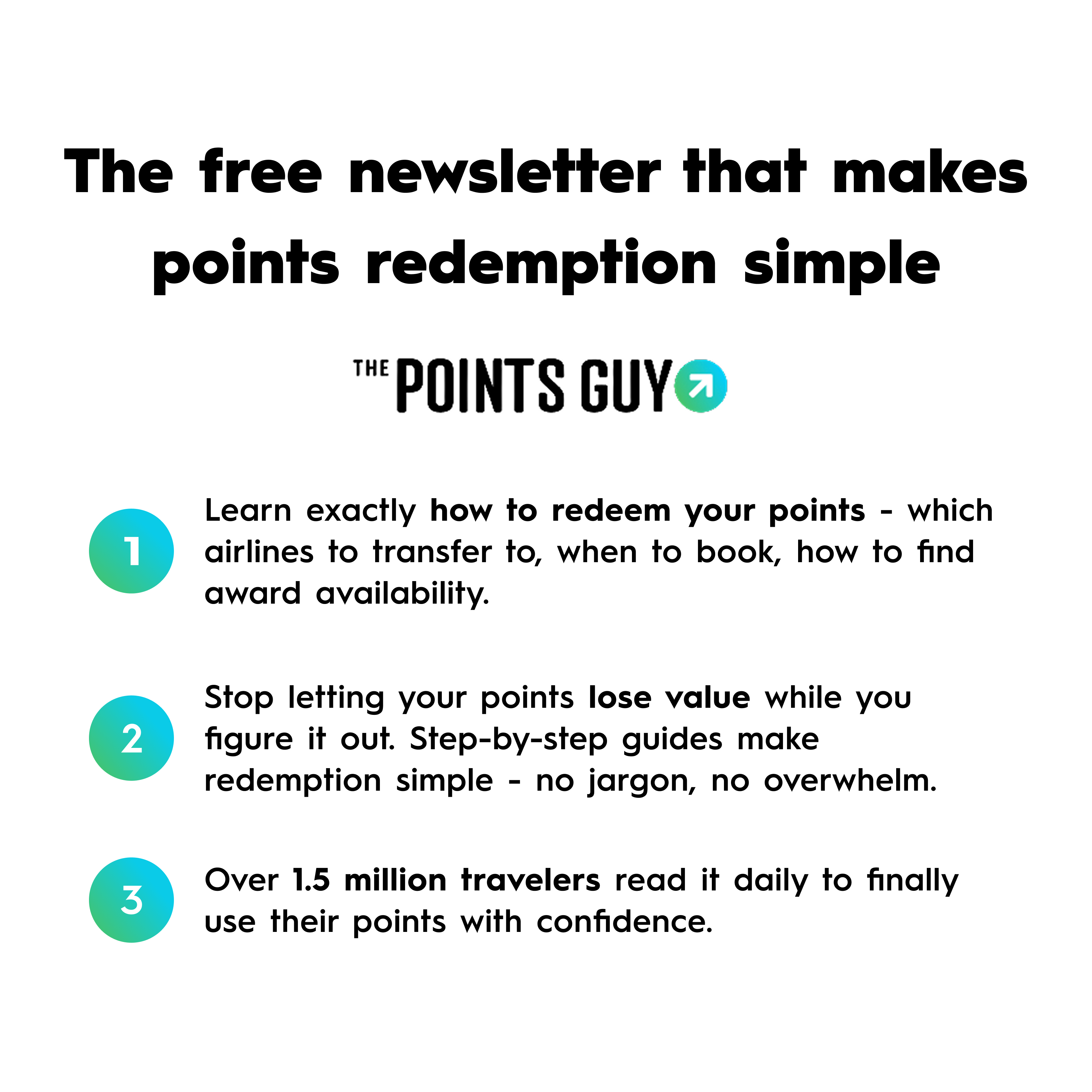 The Points Guy Facebook ad