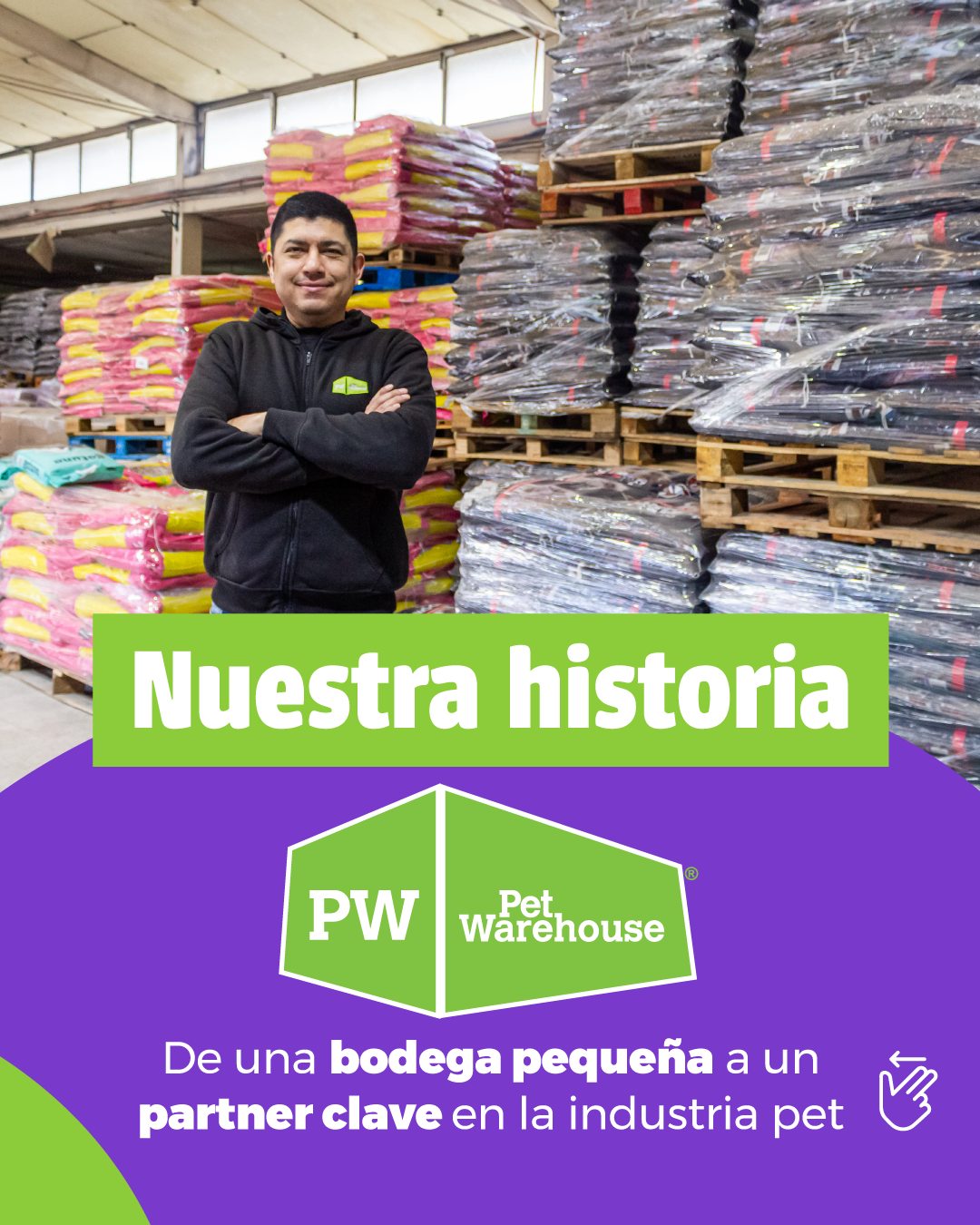 Pet Warehouse Facebook ad: El crecimiento no ocurre de un día para…