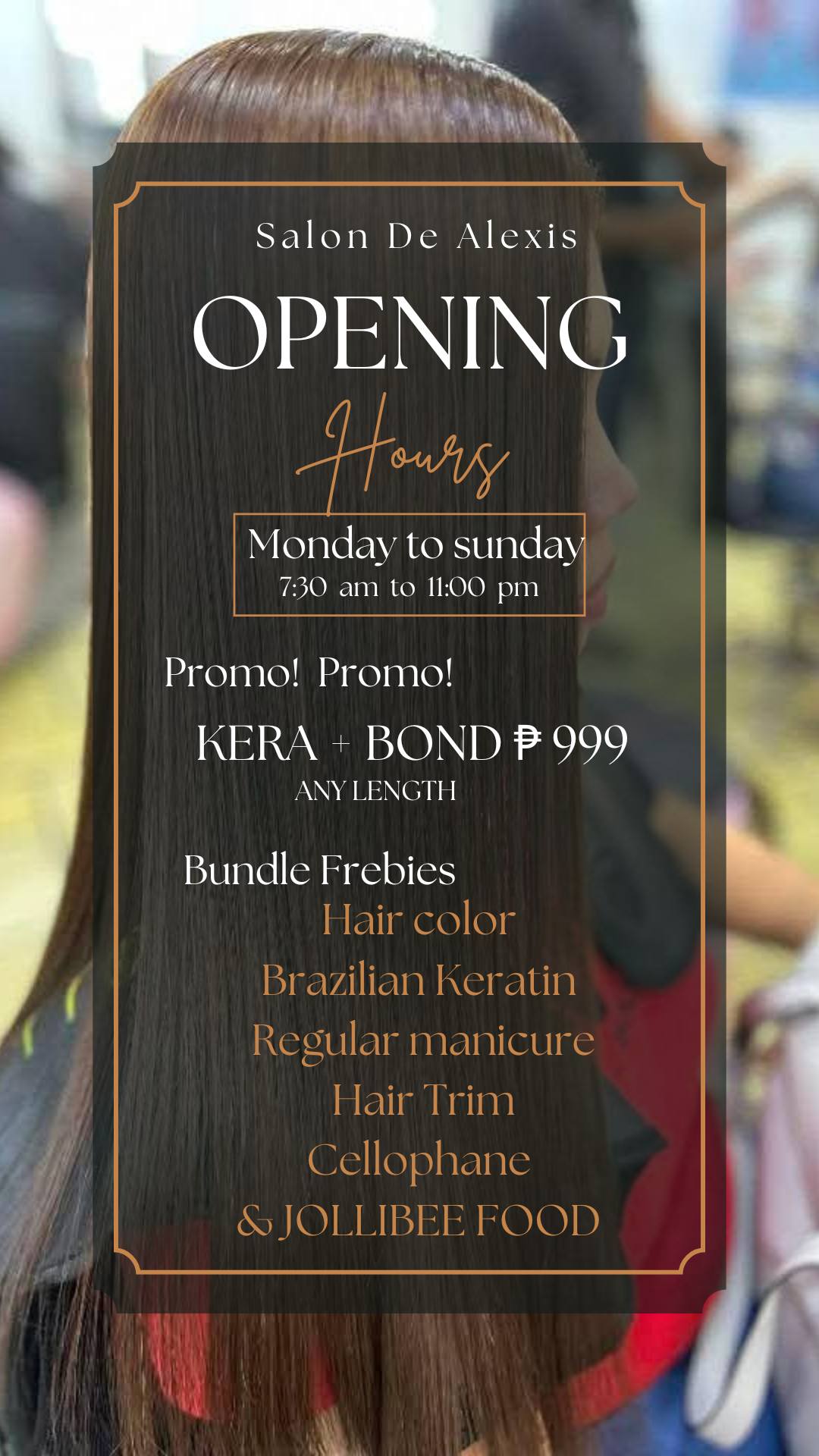 Salon de Alexis Facebook ad: Salon de Alexis