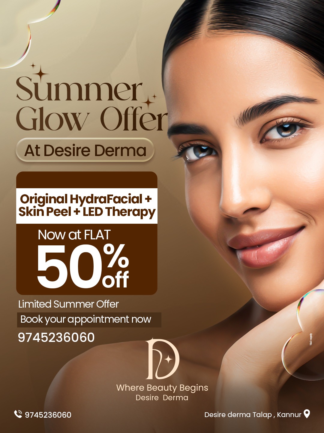 Desire Derma Skin Clinics Facebook ad