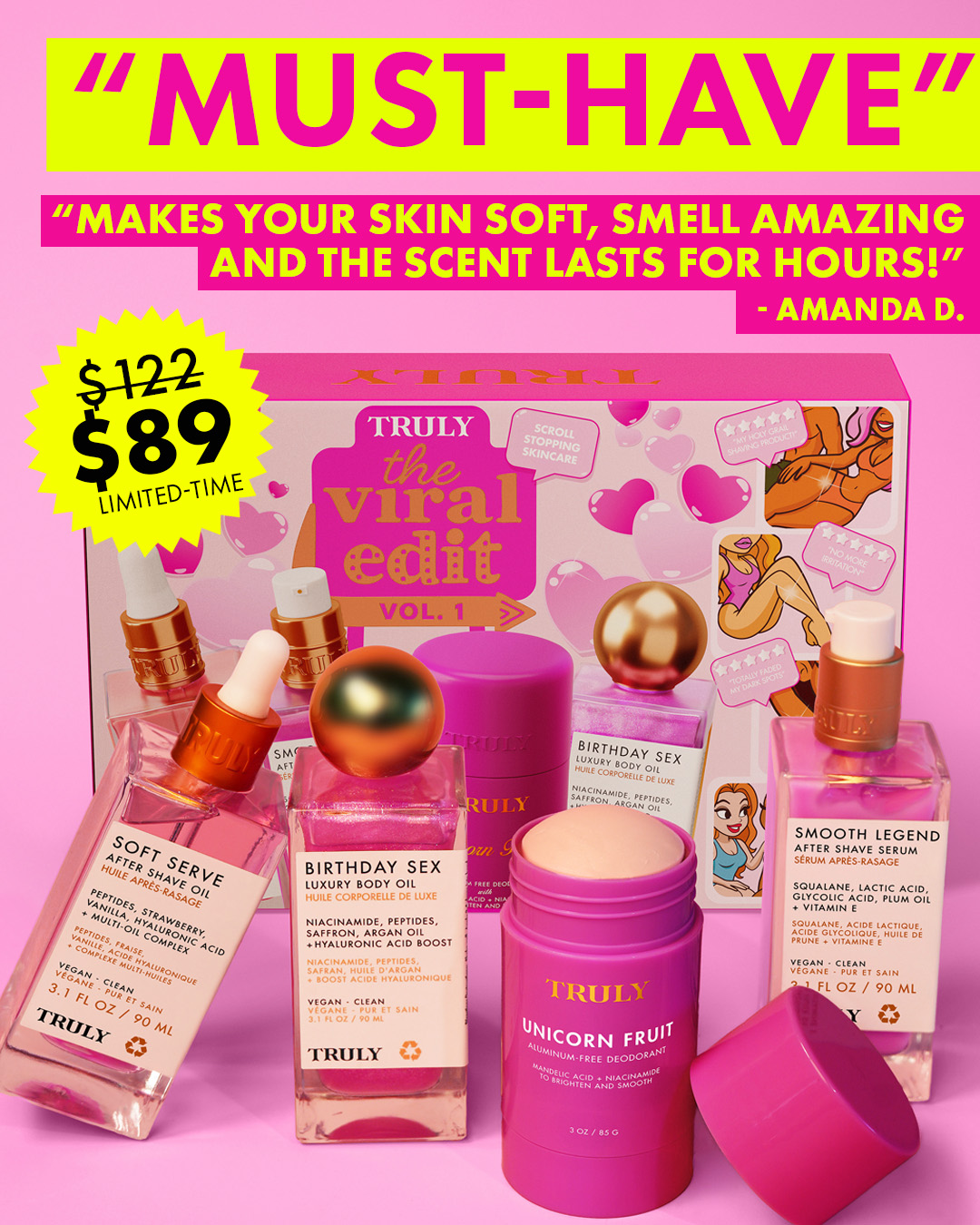 Truly Beauty Facebook ad