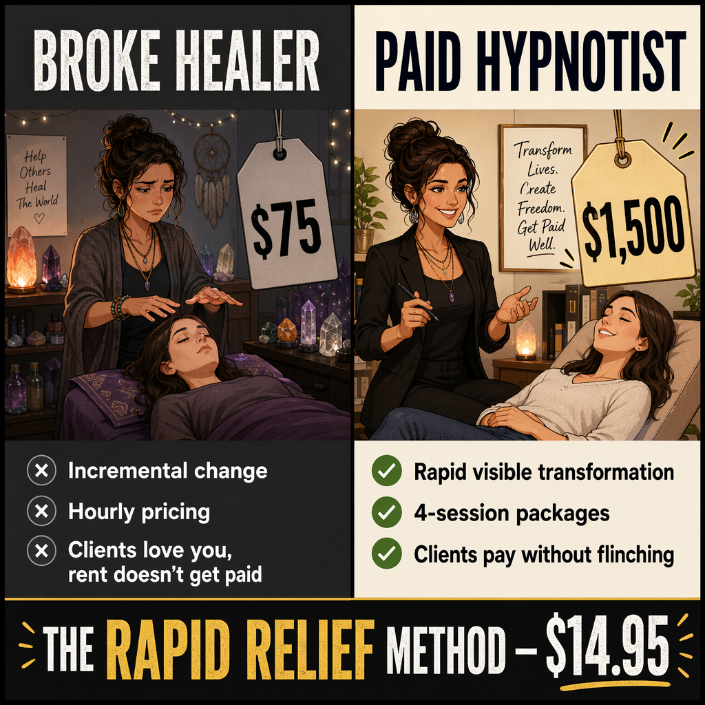 Dan Candell Hypnotist Facebook ad: Get Paid $1K-$2K To Help People Heal