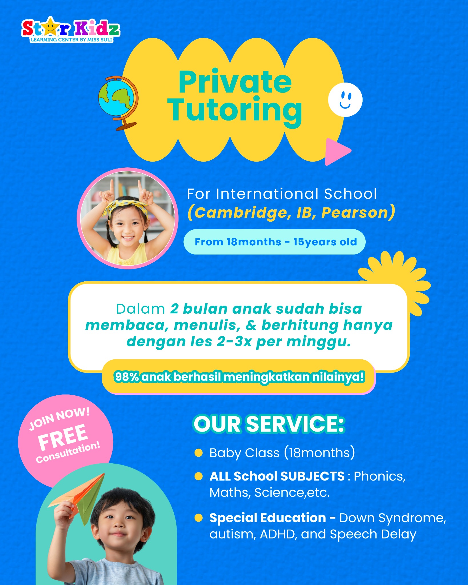 Learning Center & Day Care Star Kidz Facebook ad
