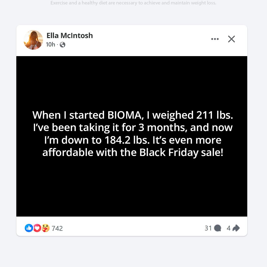 Glow after 40s Facebook ad