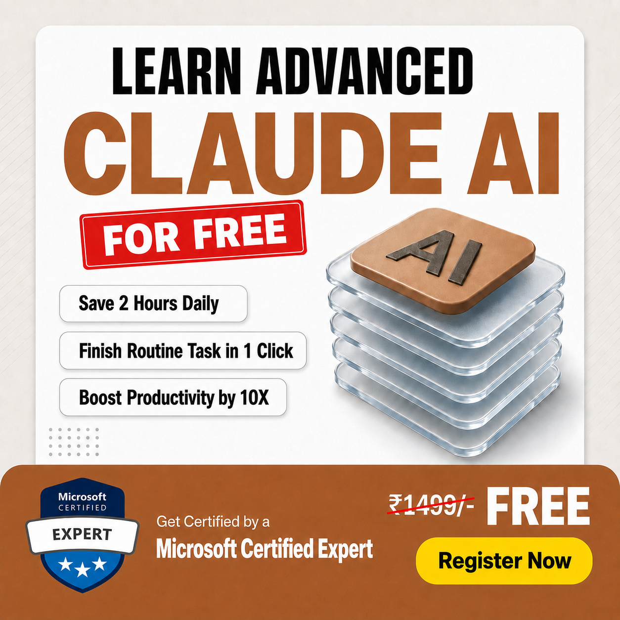 The Claude Club Facebook ad