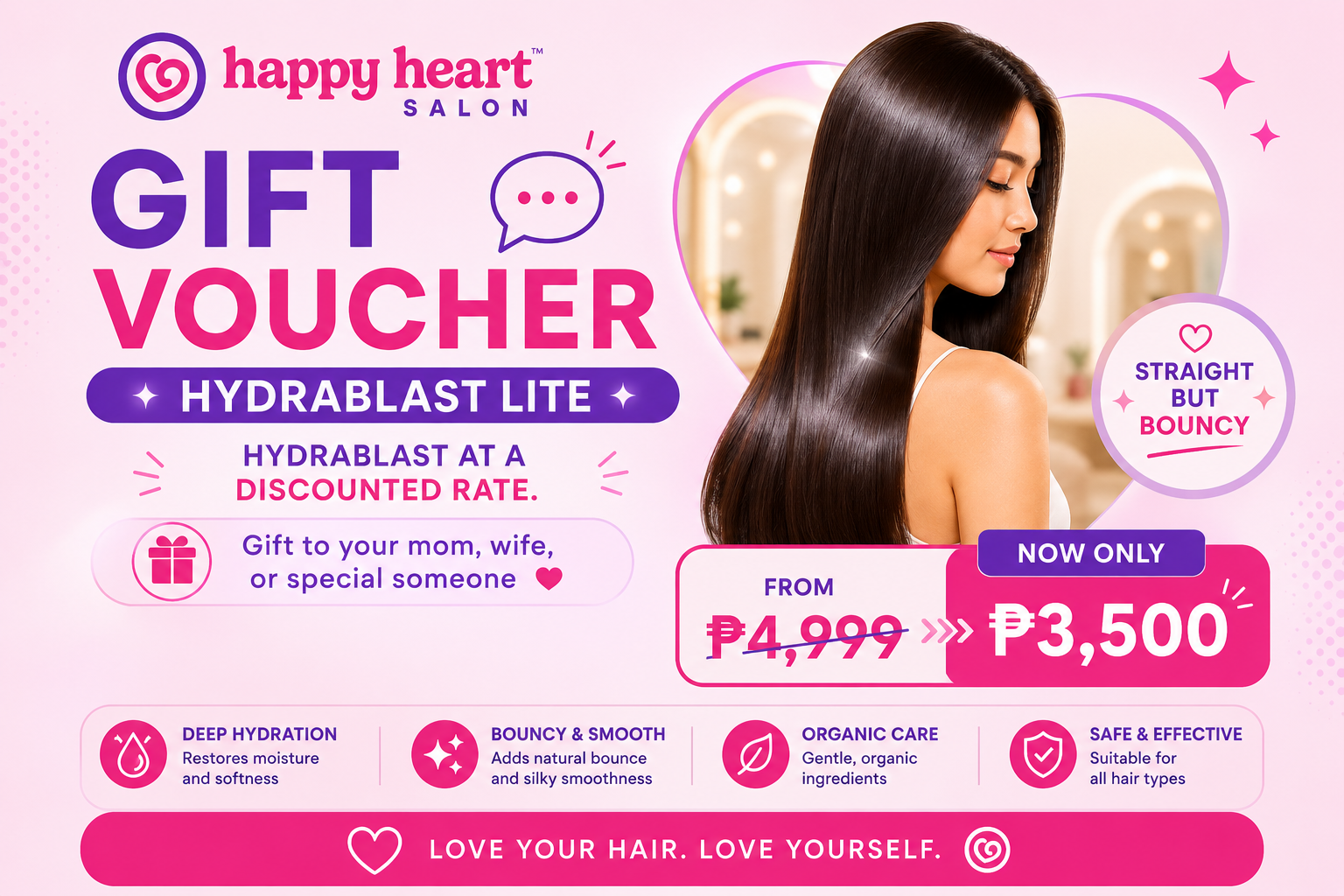 Happy Heart Salon Facebook ad: GIFT IDEA