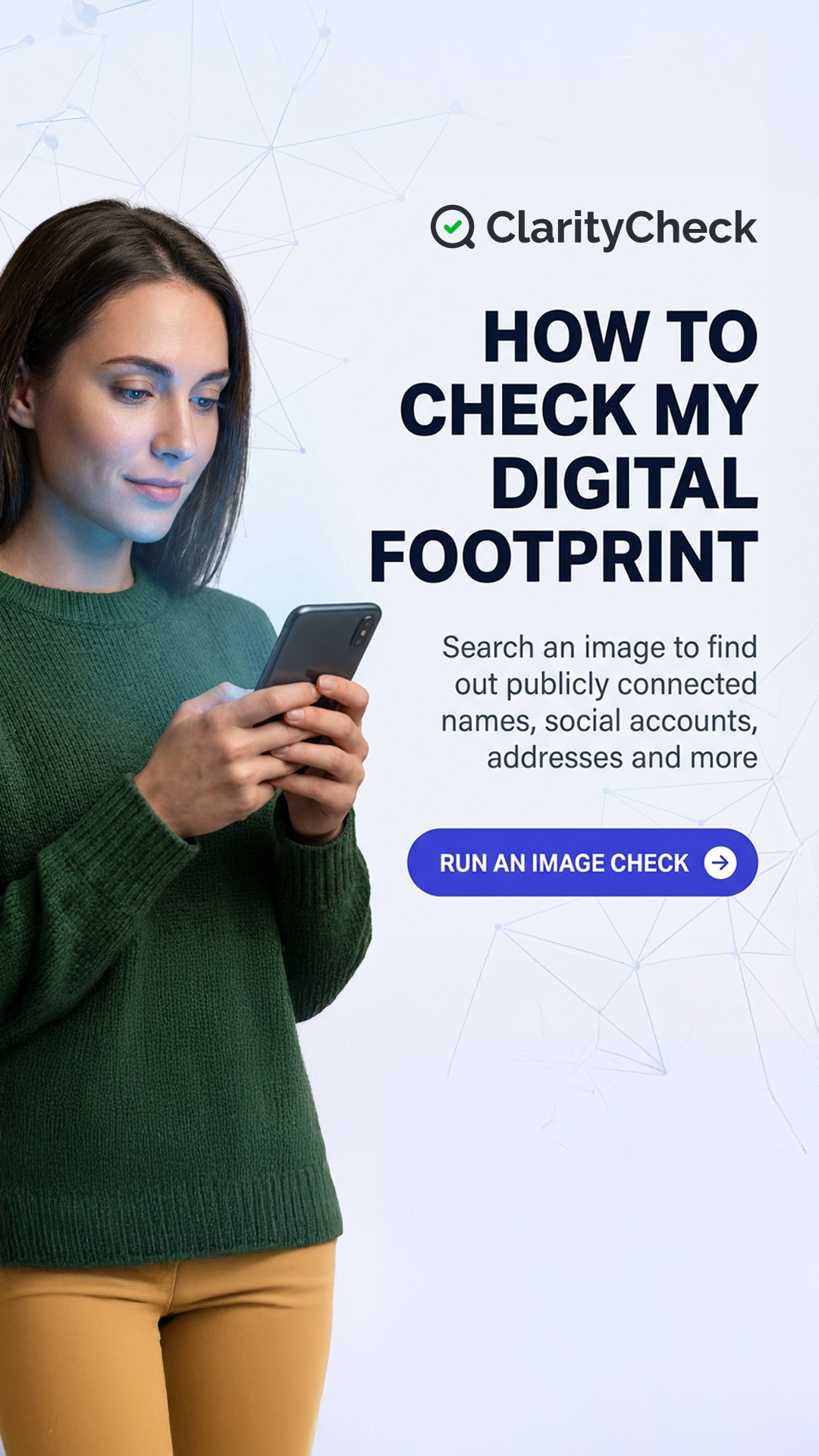 ClarityCheck Facebook ad from Feb 20, 2026