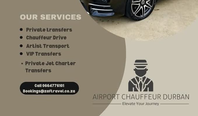 Airport Chauffeur Durban Facebook ad