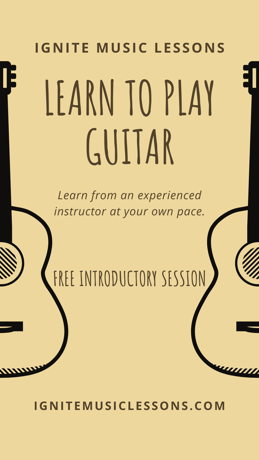 Ignite Music Lessons Facebook ad from May 13, 2026