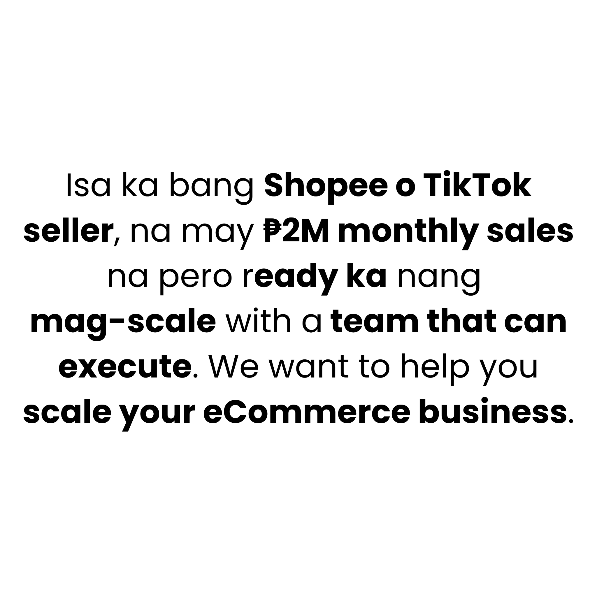 ECOM Accelerator Facebook ad