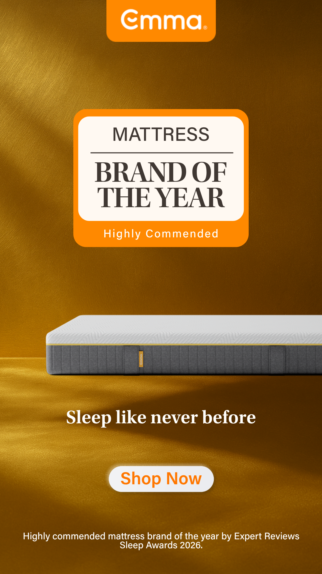 Emma Sleep UK Facebook ad