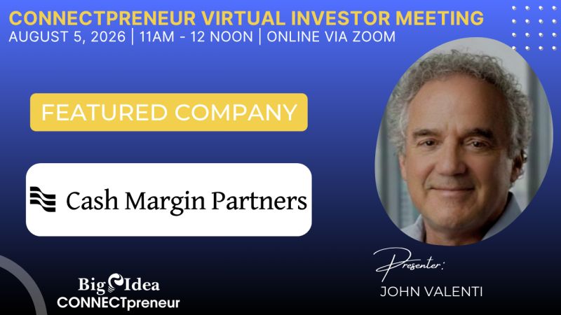 Cash Margin Partners, LLC Facebook ad: Our seventh presenter is Cash Margin Partners! Cash Margin…