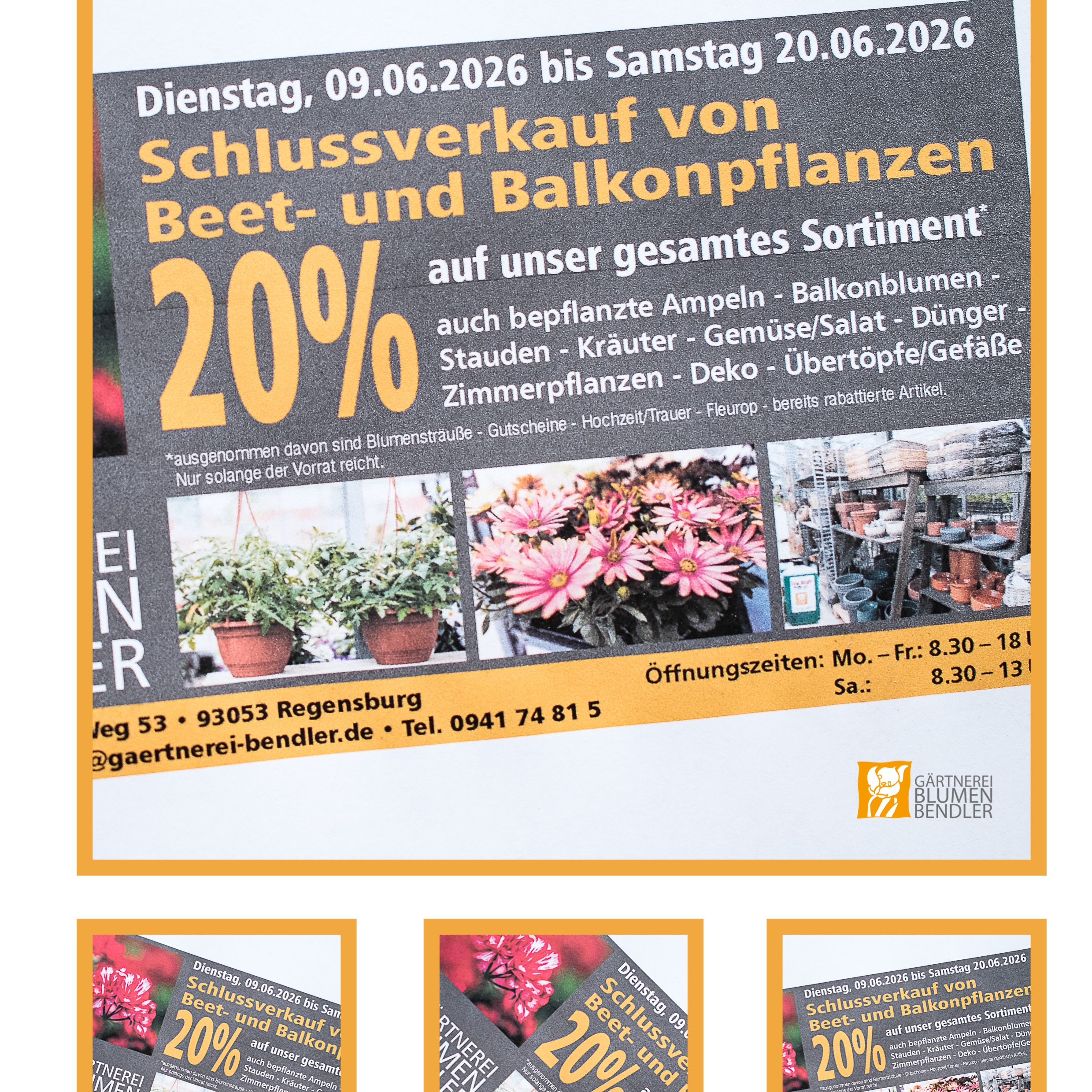 Gärtnerei Bendler Facebook ad