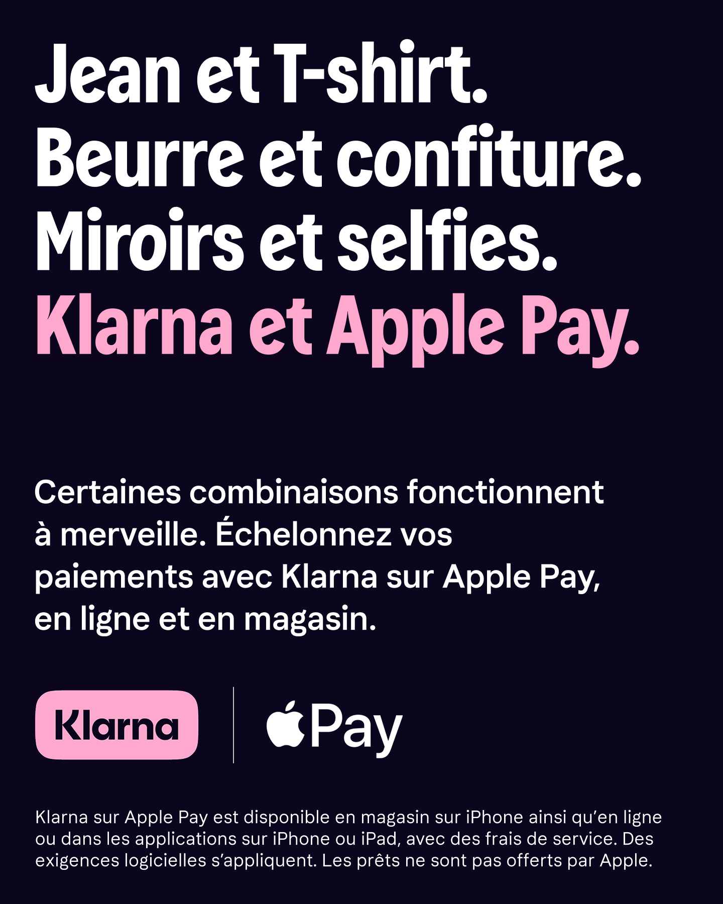 Klarna Facebook ad