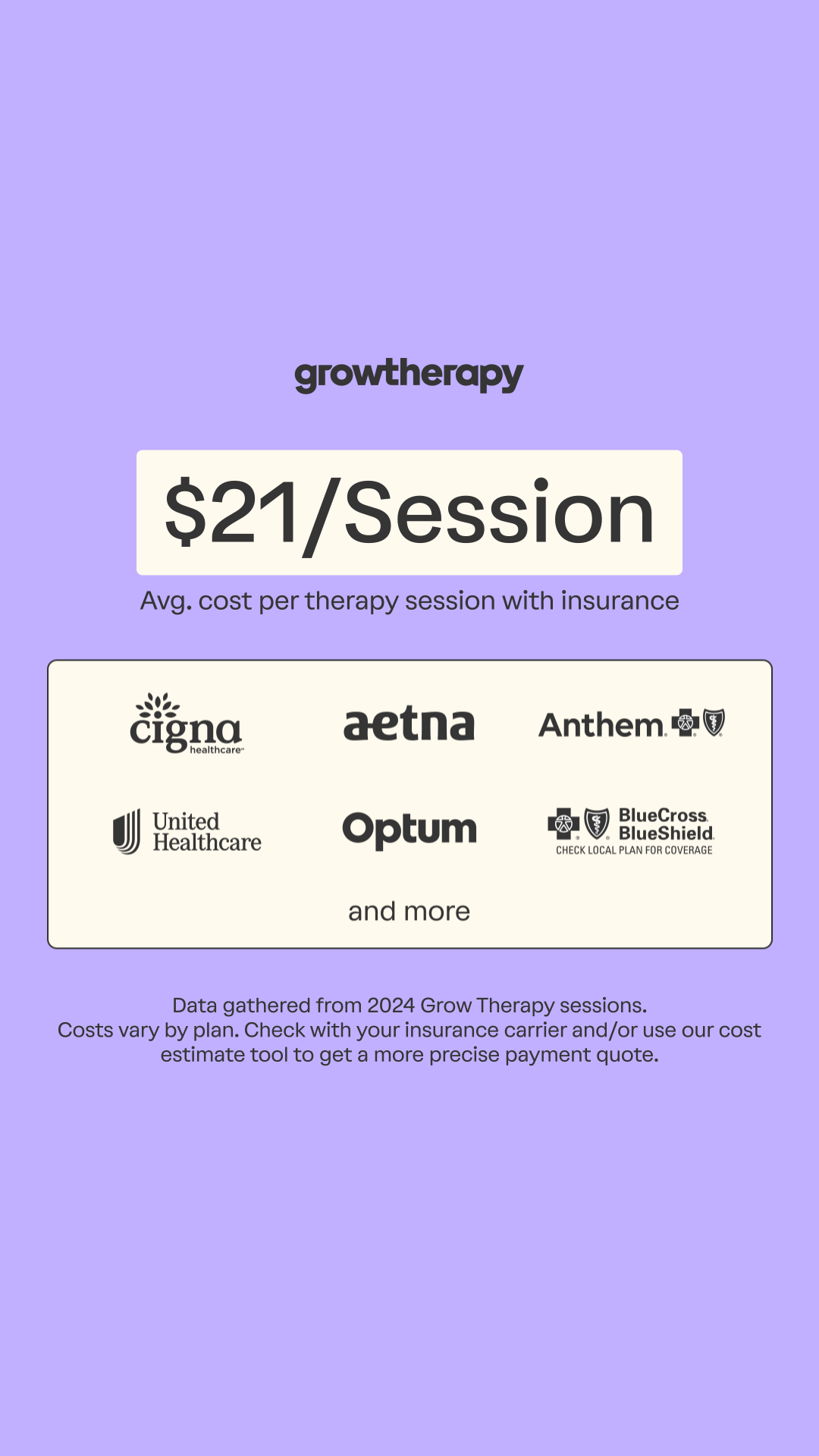 Grow Therapy Facebook ad