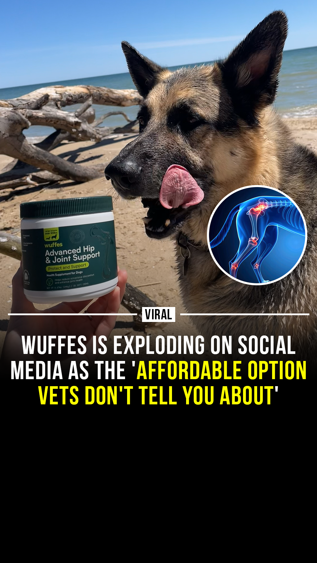 Wuffes Facebook ad