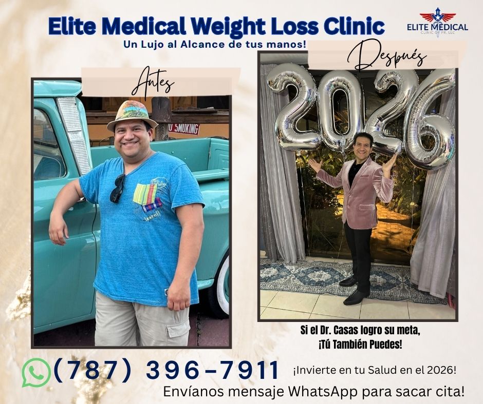 Elite Medical Clinic of PR Facebook ad: Nosotros recomendamos el tratamiento porque si funciona!