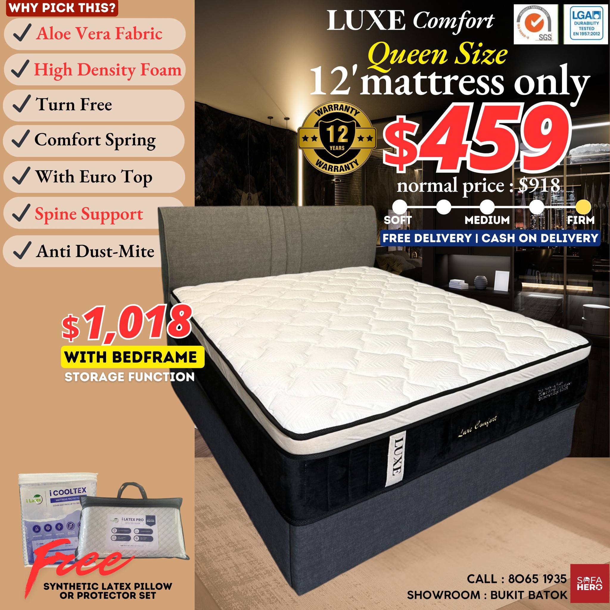 SOFA HERO Facebook ad: ๐๐ง๐ฅ๐ฒ $๐๐๐ ๐๐จ๐ซ ๐๐ฎ๐ฑ๐ฎ๐ซ๐ข๐จ๐ฎ๐ฌ ๐๐ฅ๐๐๐ฉ!