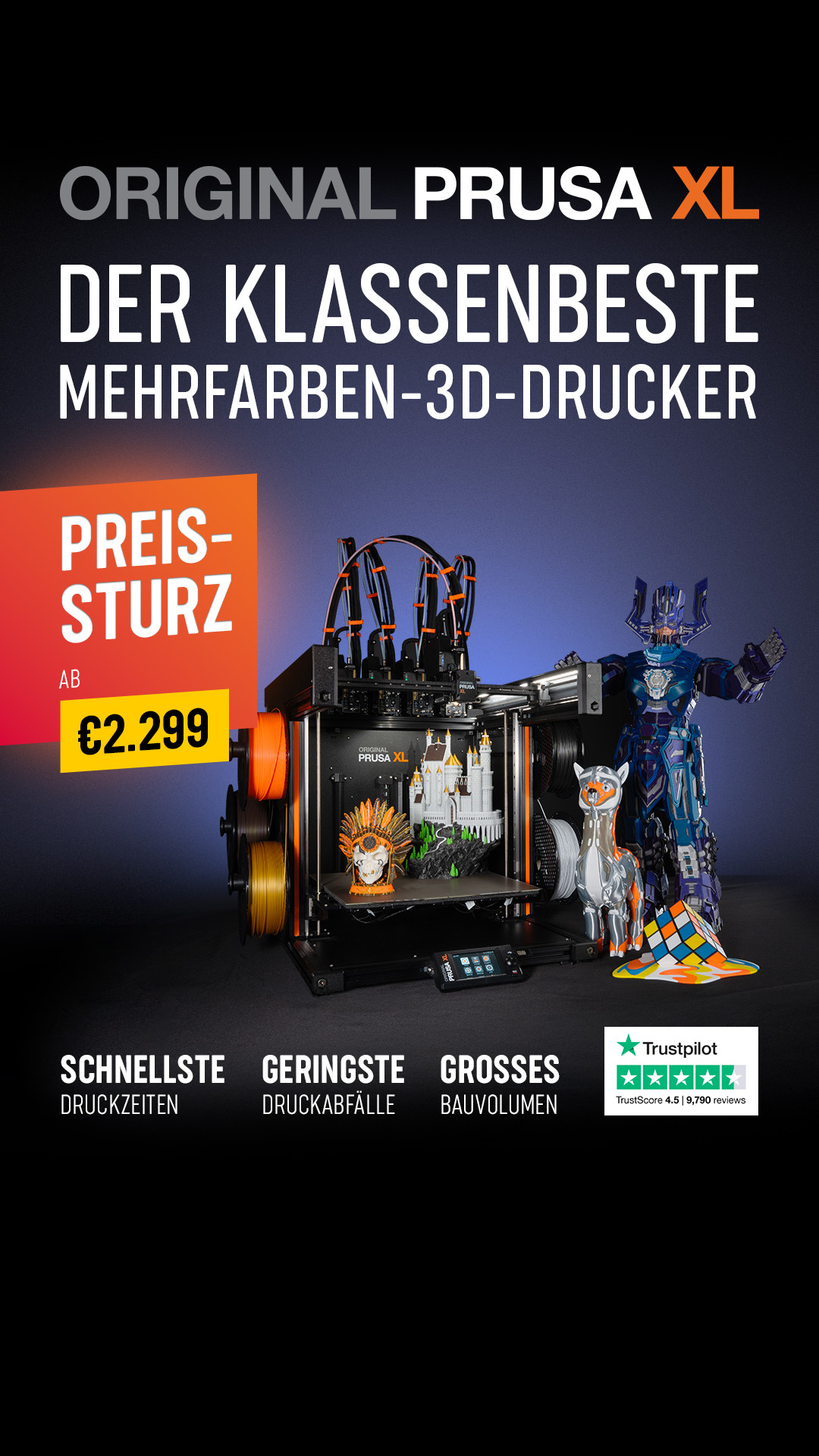 Prusa Research 3D printers Facebook ad