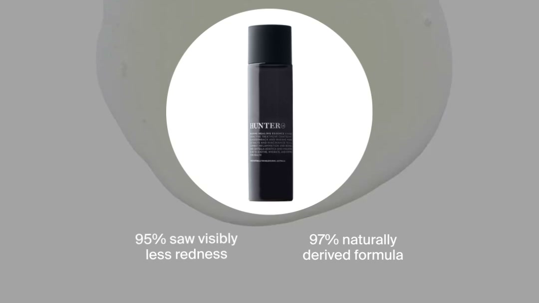 HUNTER LAB Facebook ad: The daily treatment your skin has been missing.