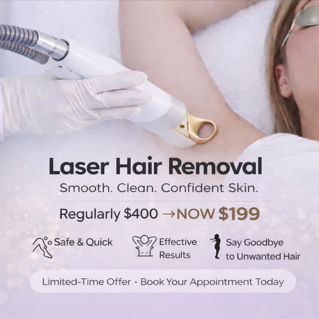 La Lash and Beauty Bar Facebook ad: Full Body for $199