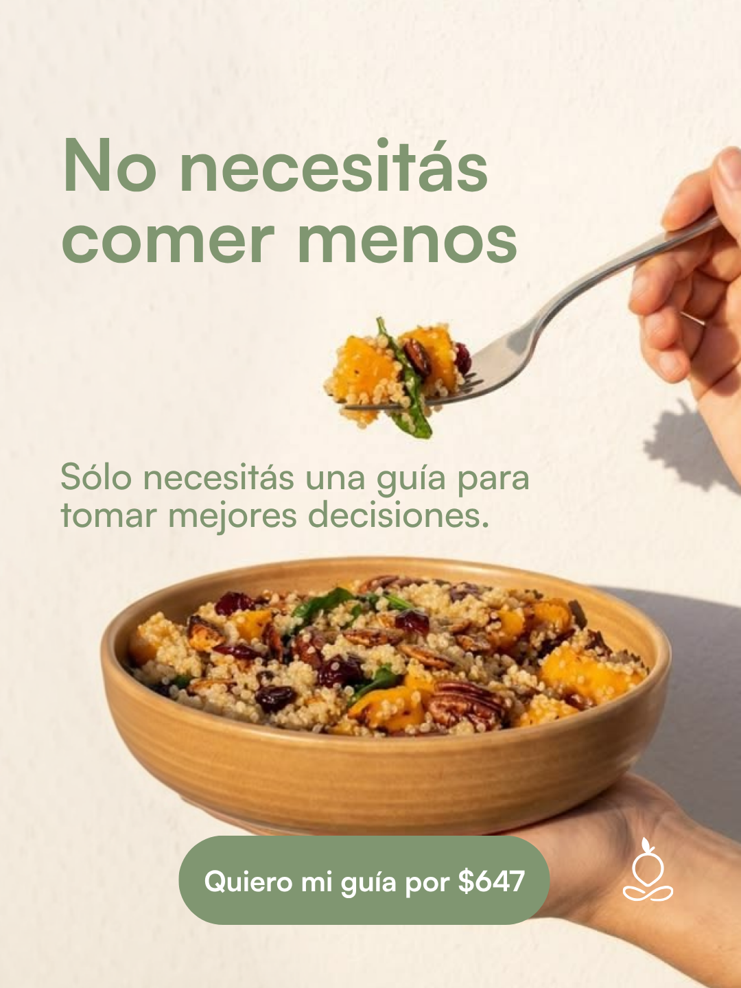 Nutriarai Facebook ad: $647 por tiempo limitado