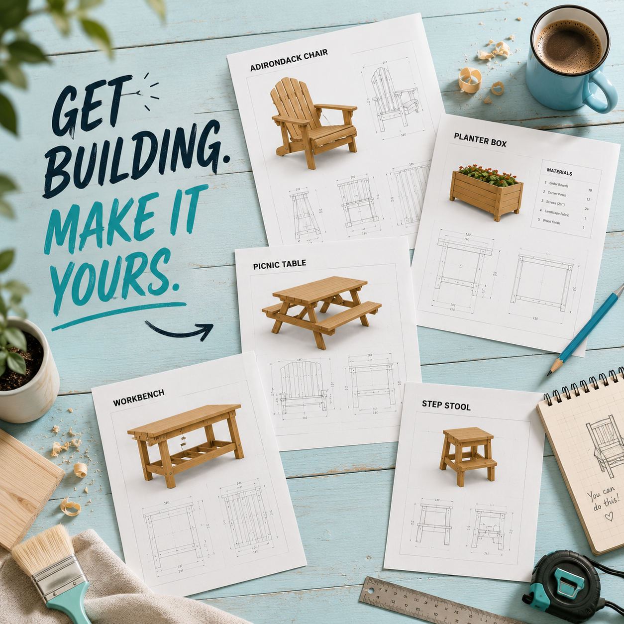 WoodCrafts DIY Facebook ad