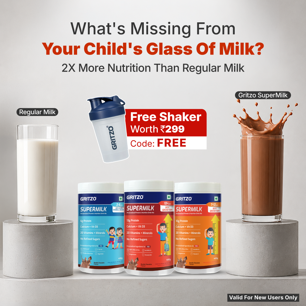 Gritzo - Personalized Nutrition For Your Child Facebook ad from Aug 7, 2026