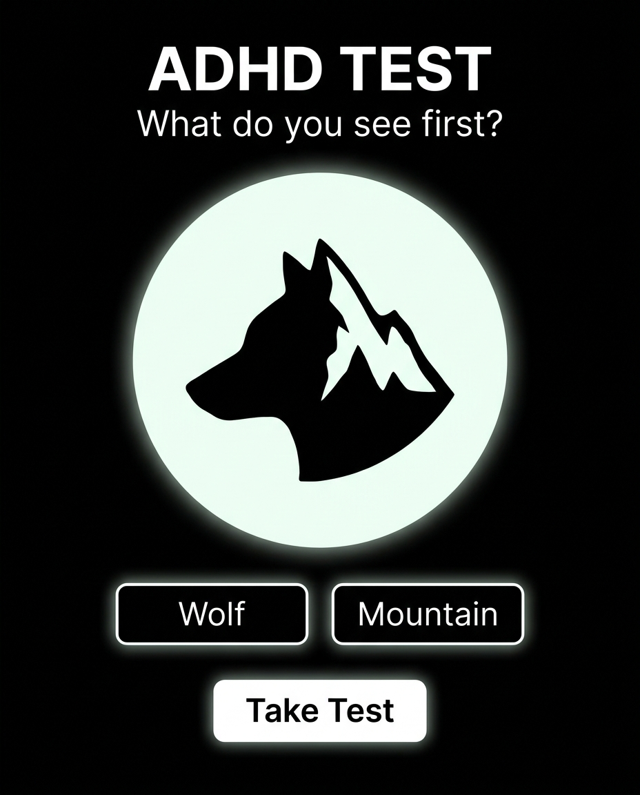 ADHD Clarity Test Facebook ad