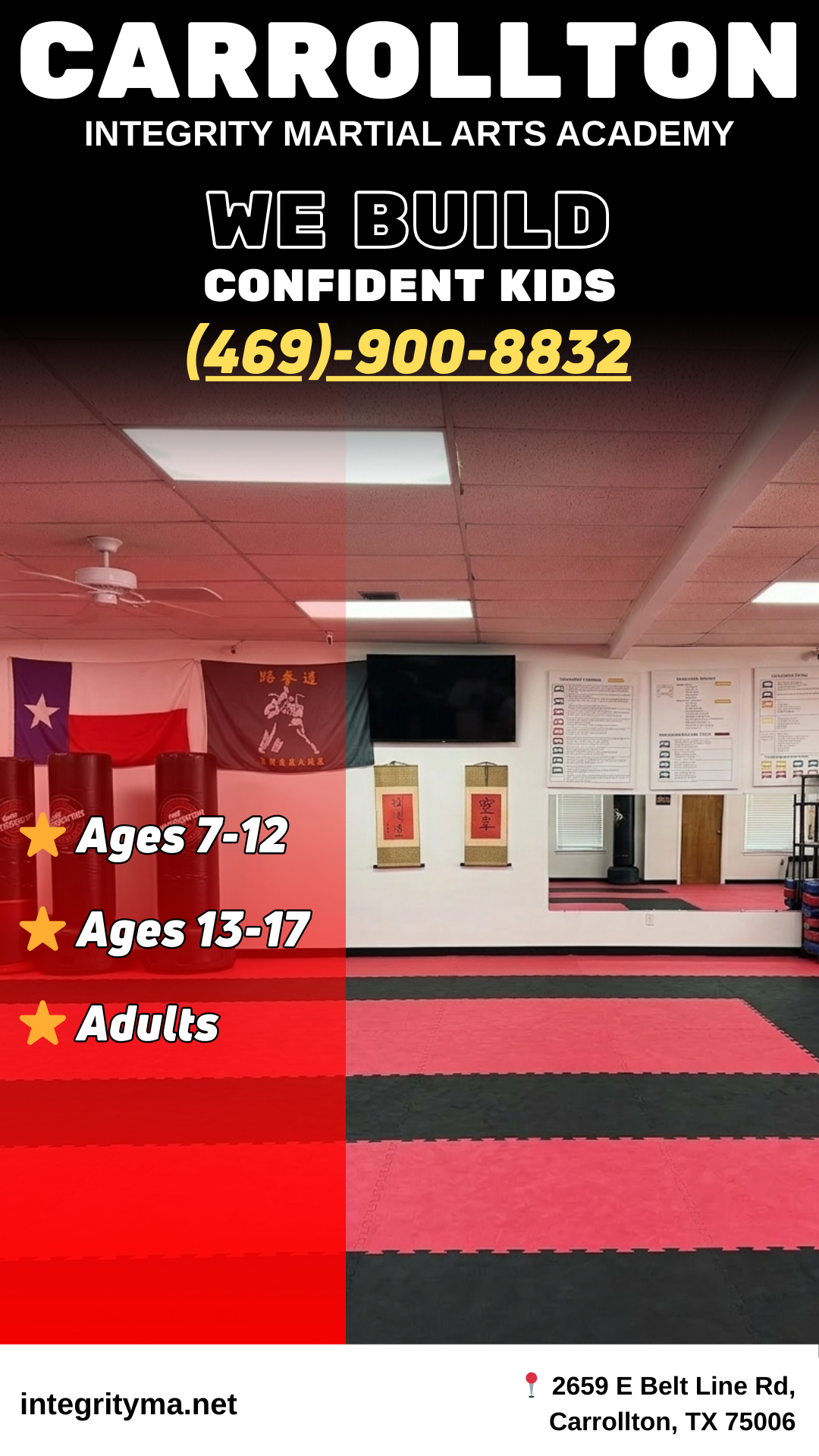 Integrity Martial Arts Academy Facebook ad