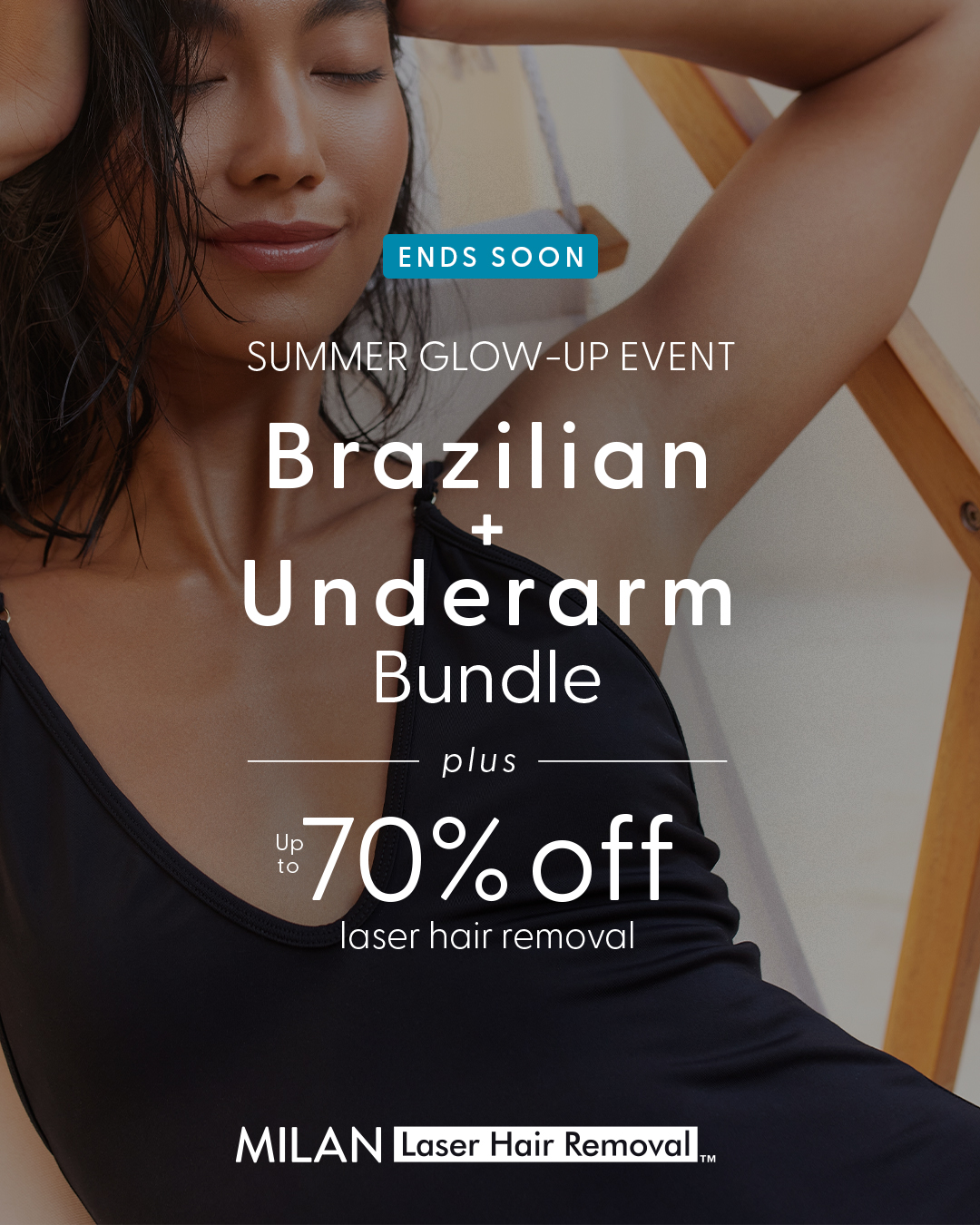 Milan Laser Hair Removal Facebook ad