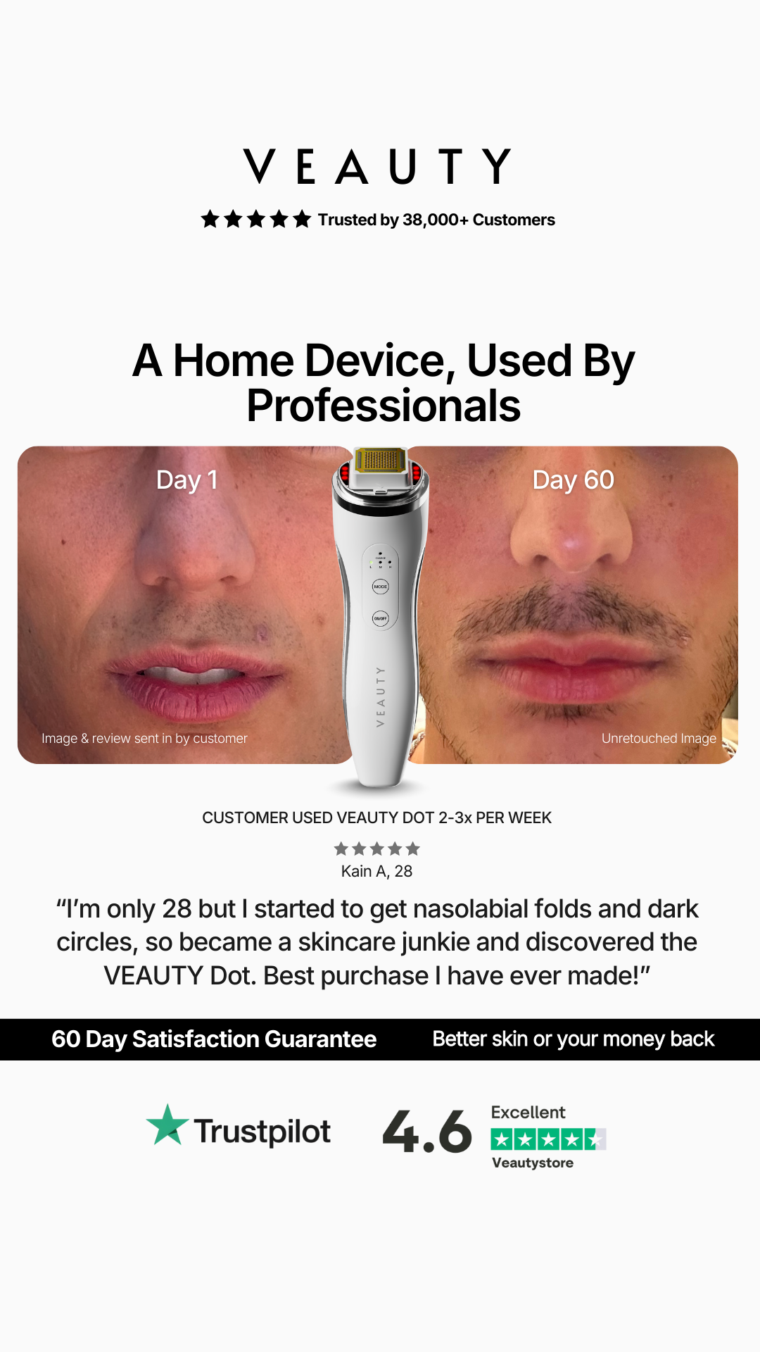 Veauty Facebook ad