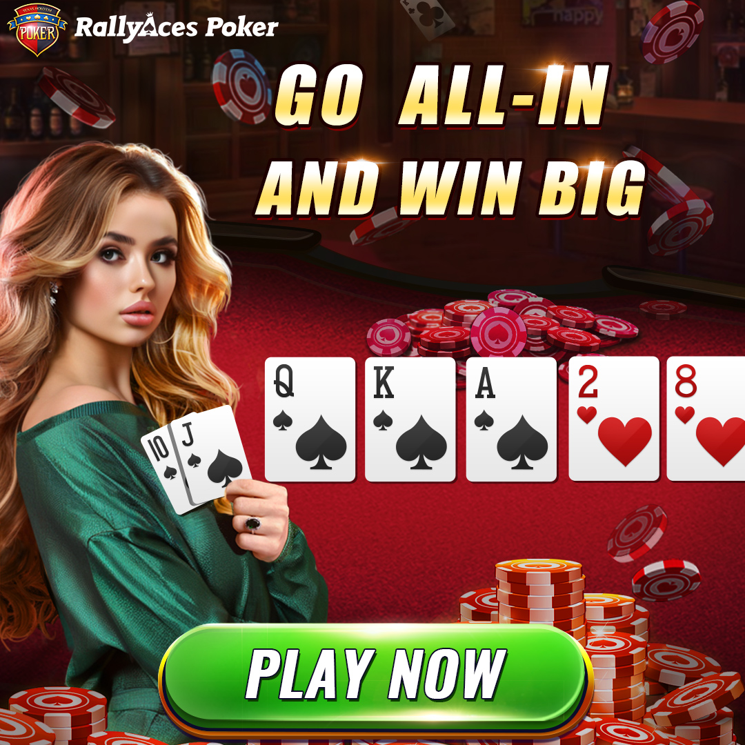 RallyAces Poker Facebook ad