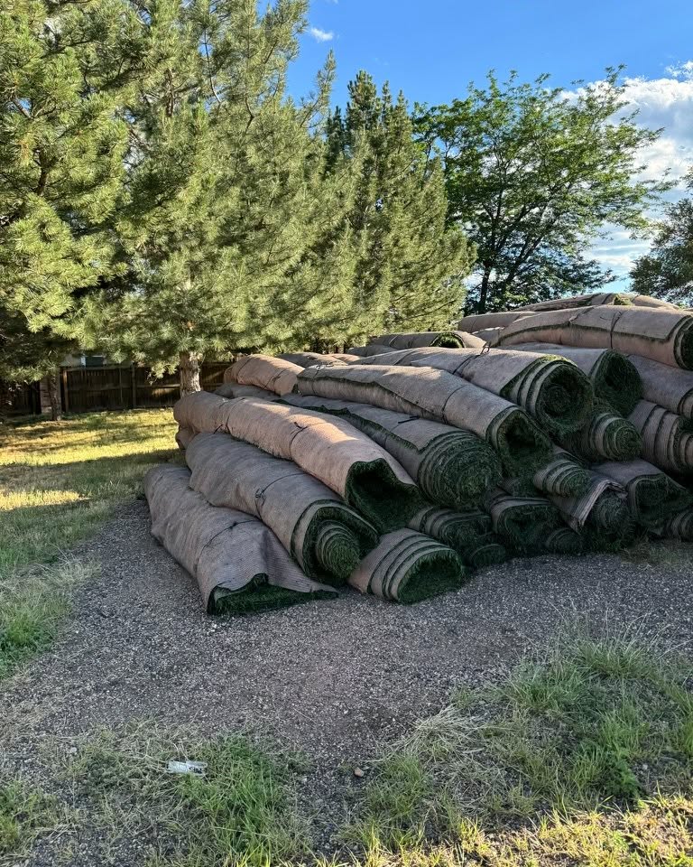 Sarah Miller Facebook ad: 350 sqft Turf Rolls - Starts at $99 PER ROLL