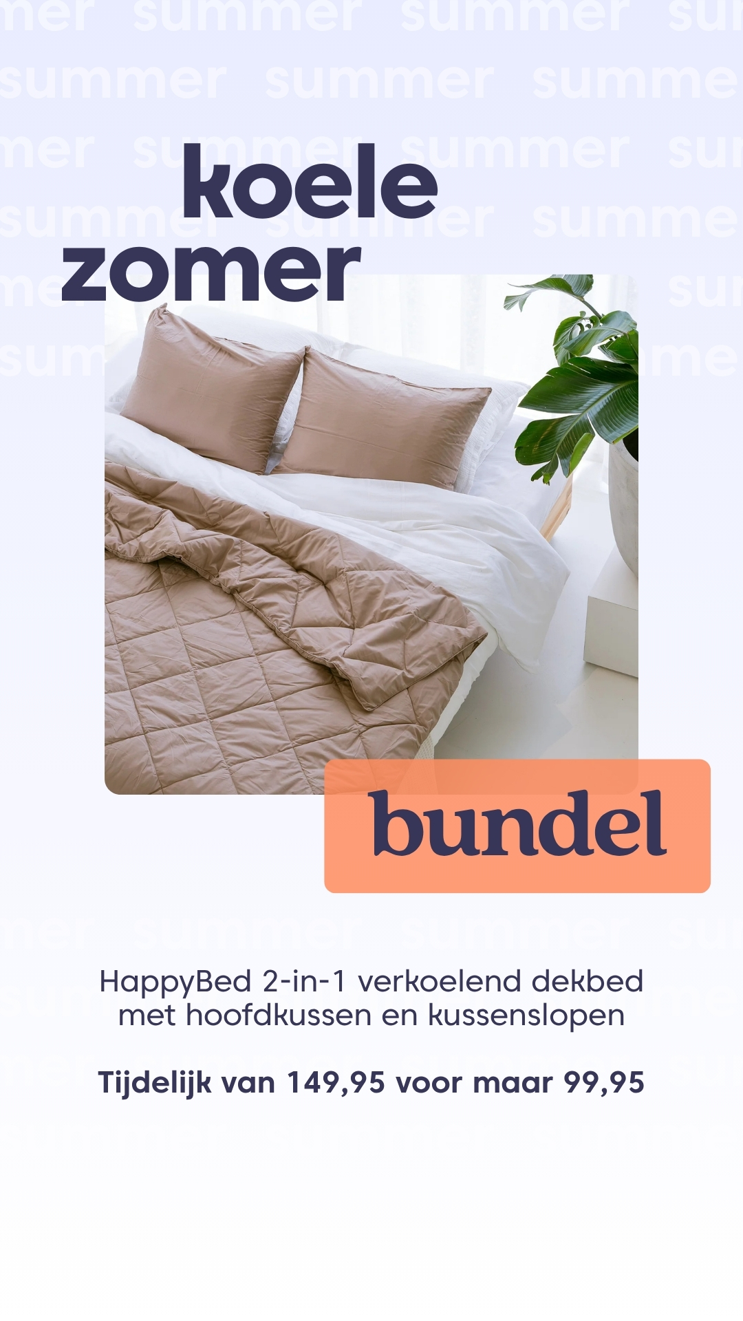 HappyBed Facebook ad