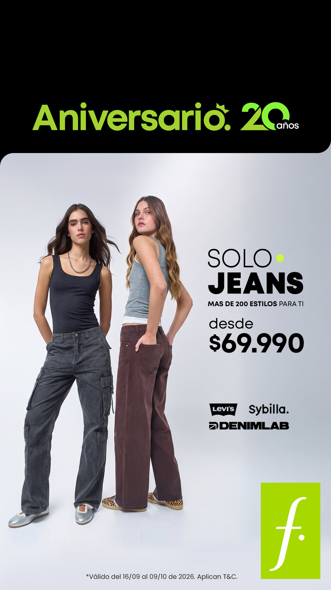 Falabella Colombia Facebook ad: Aniversario Falabella