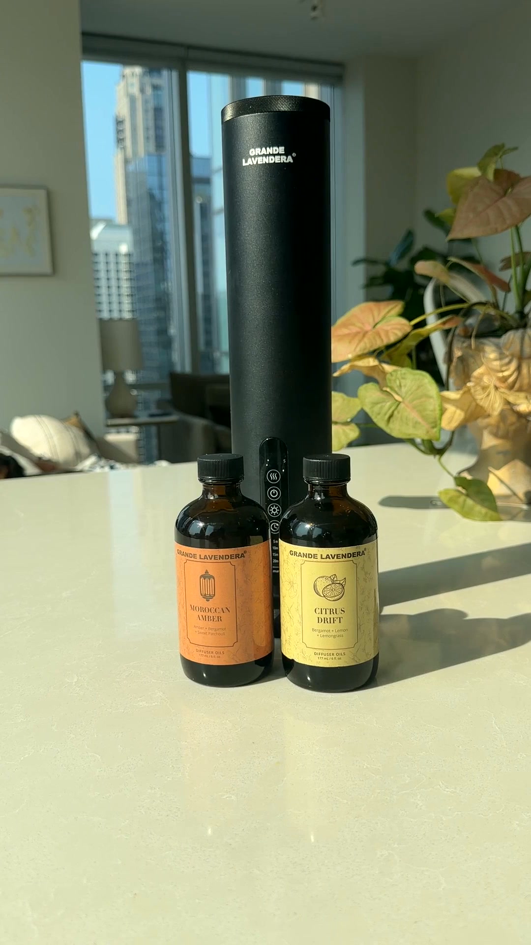 Grande Lavendera Facebook ad: Introductory Offer: Smart Waterless Diffuser + 4 oz Oil…