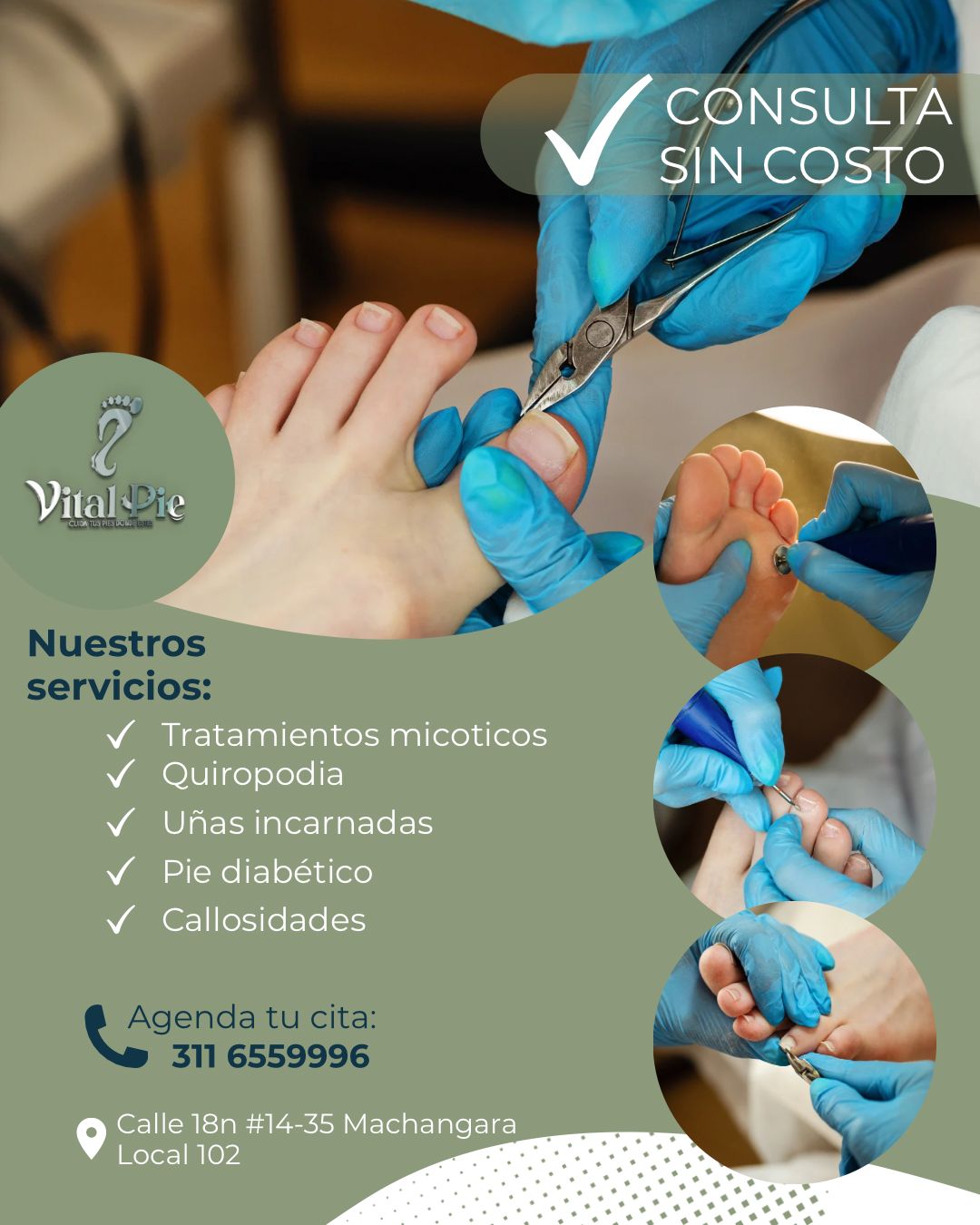 Podólogo Popayán Facebook ad
