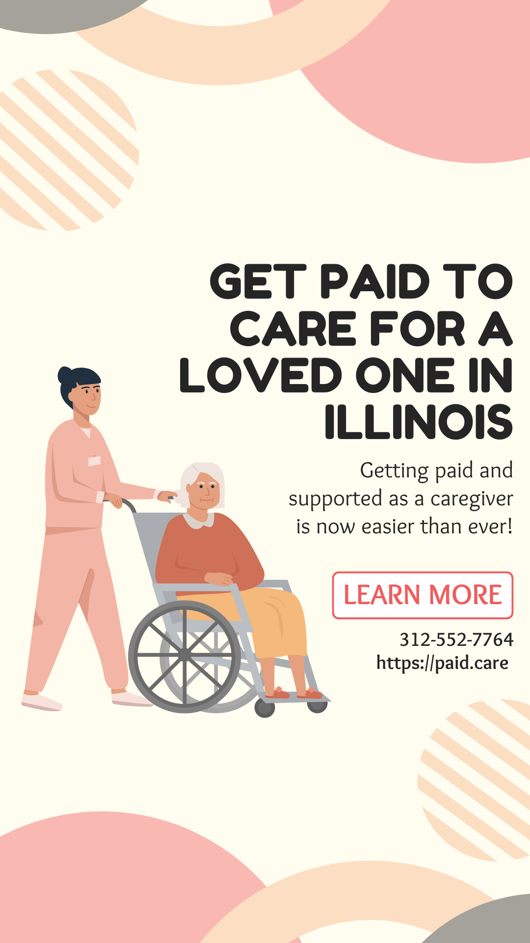 Paid.care Facebook ad
