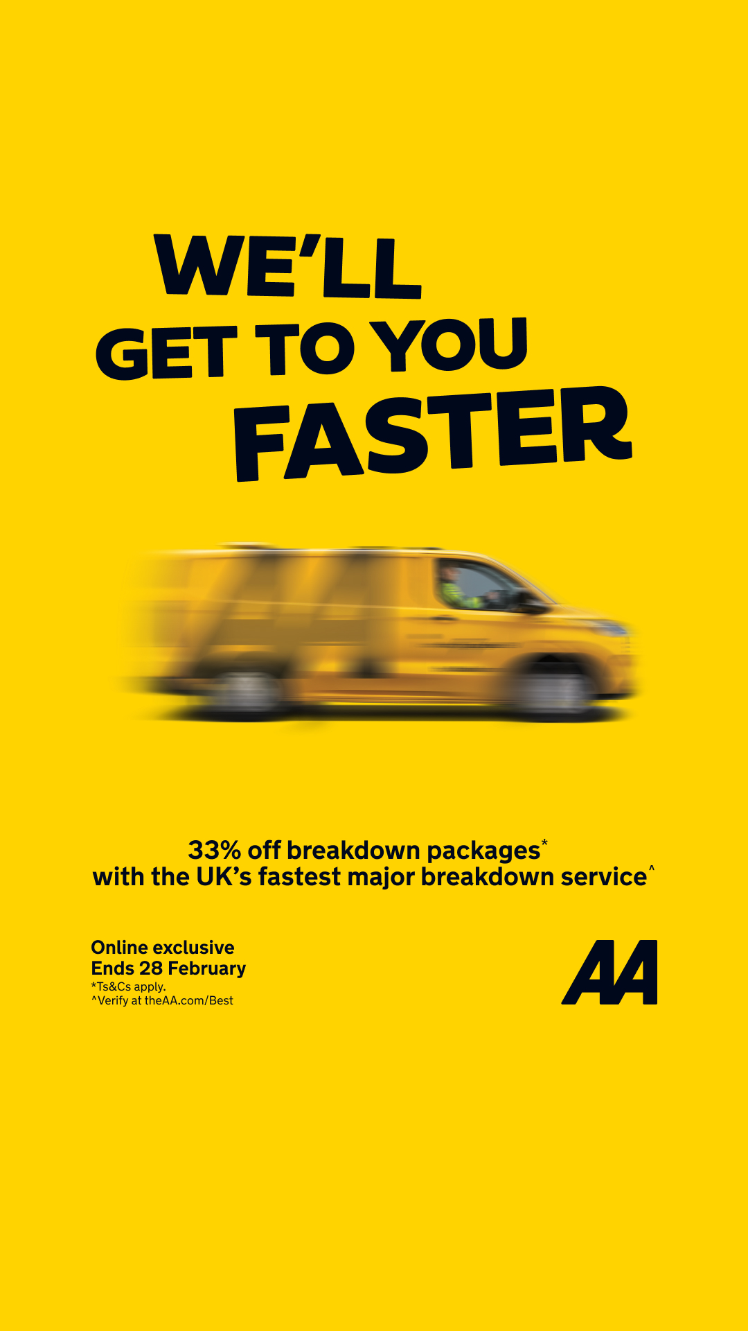 The AA UK Facebook ad