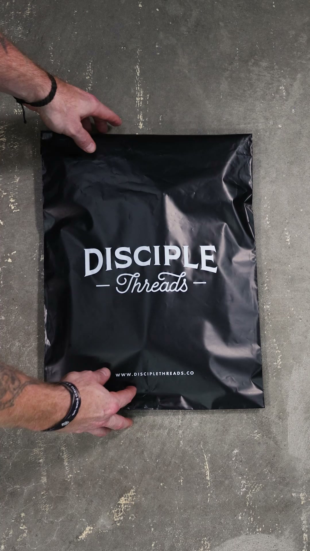 Disciple Threads Facebook ad: Justified by faith. Not performance.