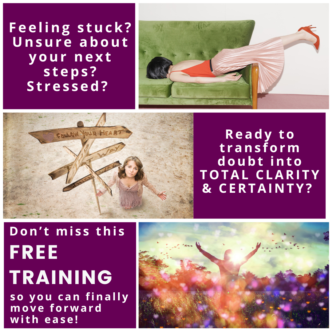 Intuitive Mind Facebook ad: (FREE TRAINING) CALM, CLEAR & SPIRIT LED