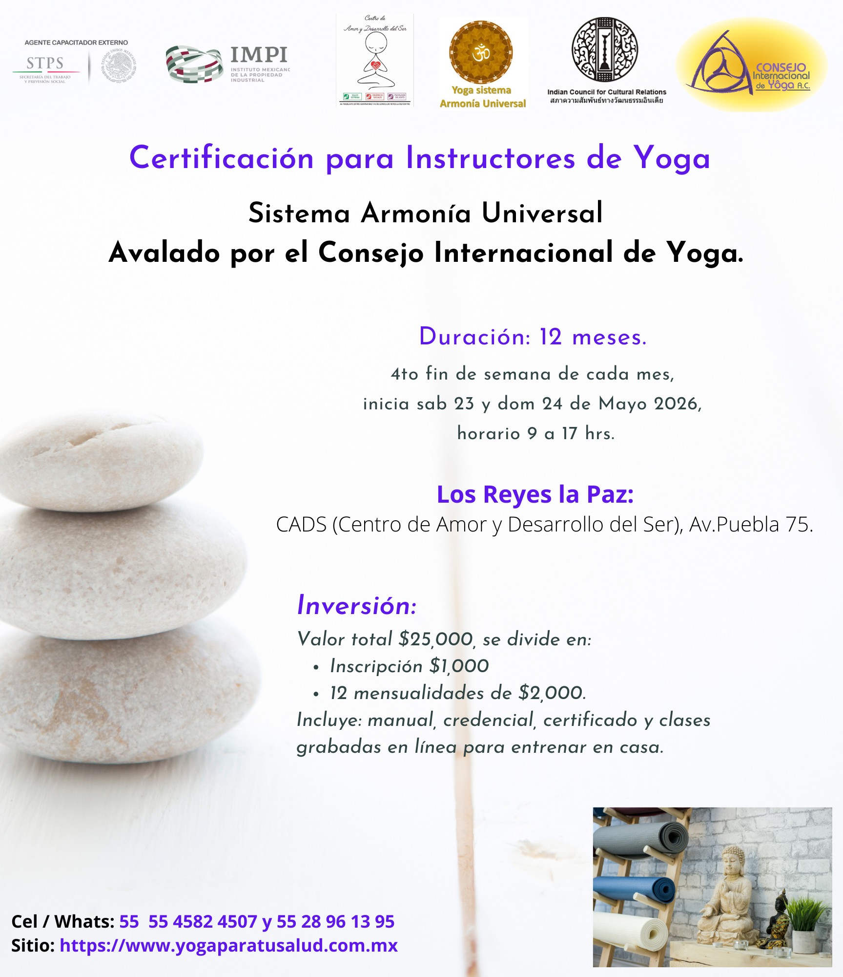 Consejo Internacional de Yoga en México Facebook ad