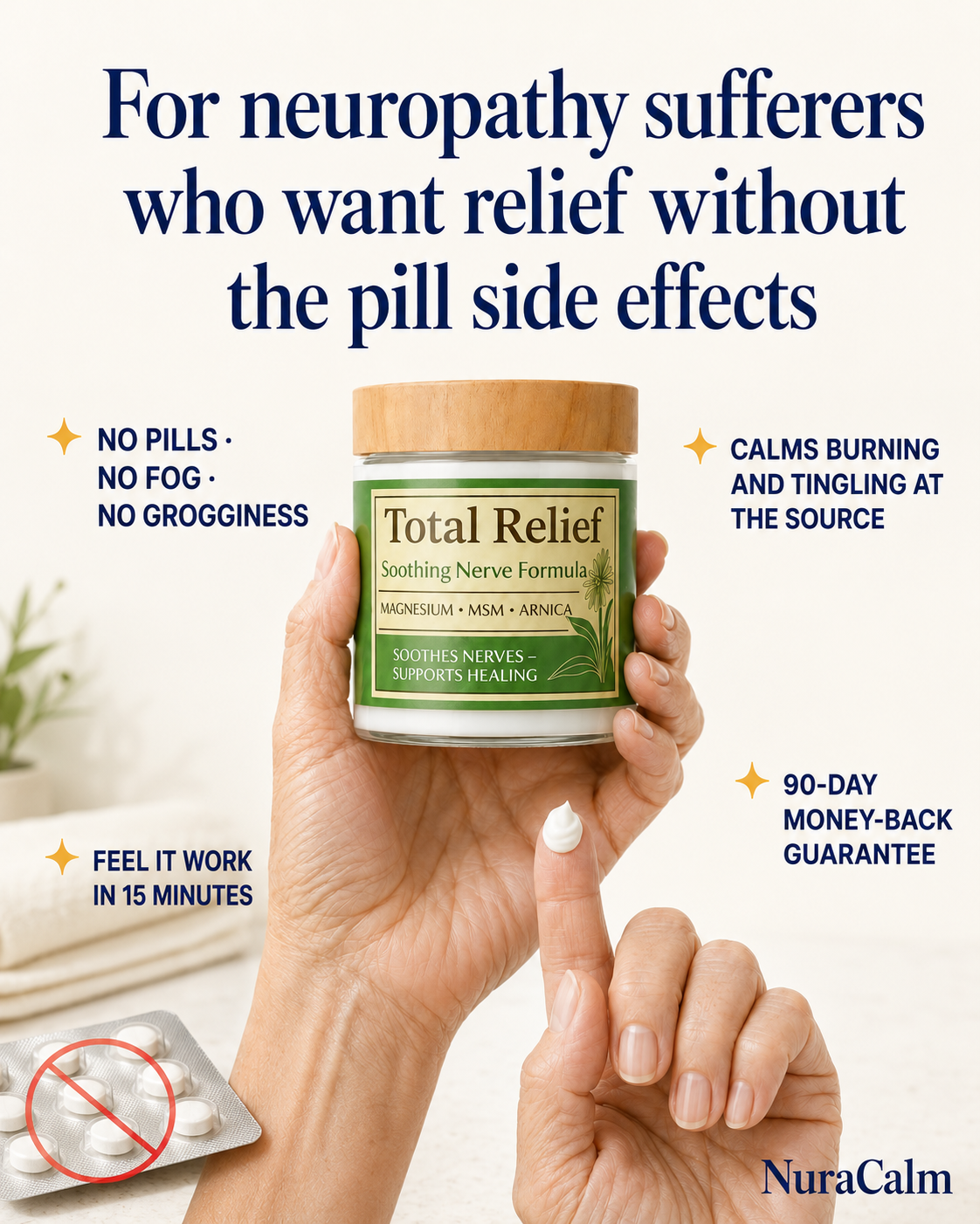 Nerve Pain Support Circle Facebook ad