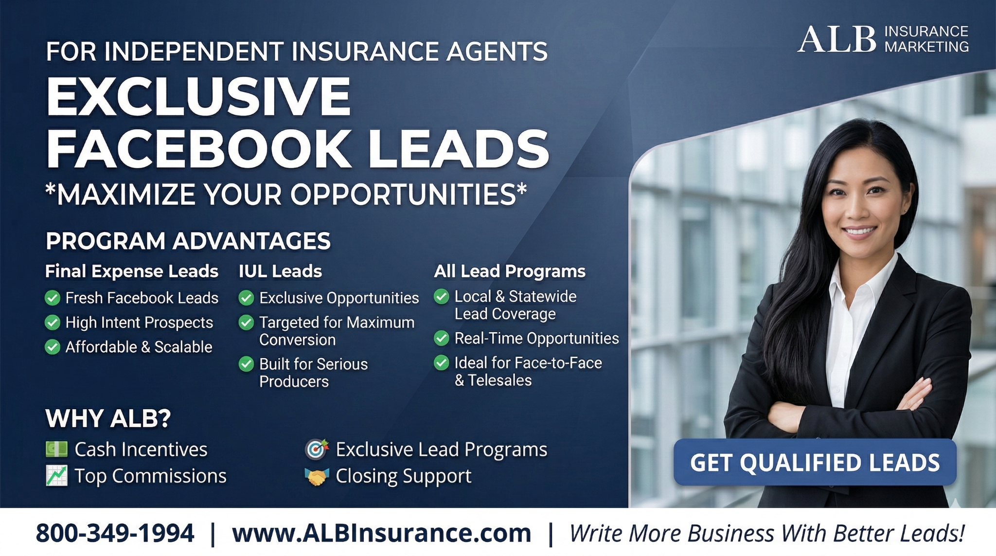 ALB Insurance Marketing Facebook ad
