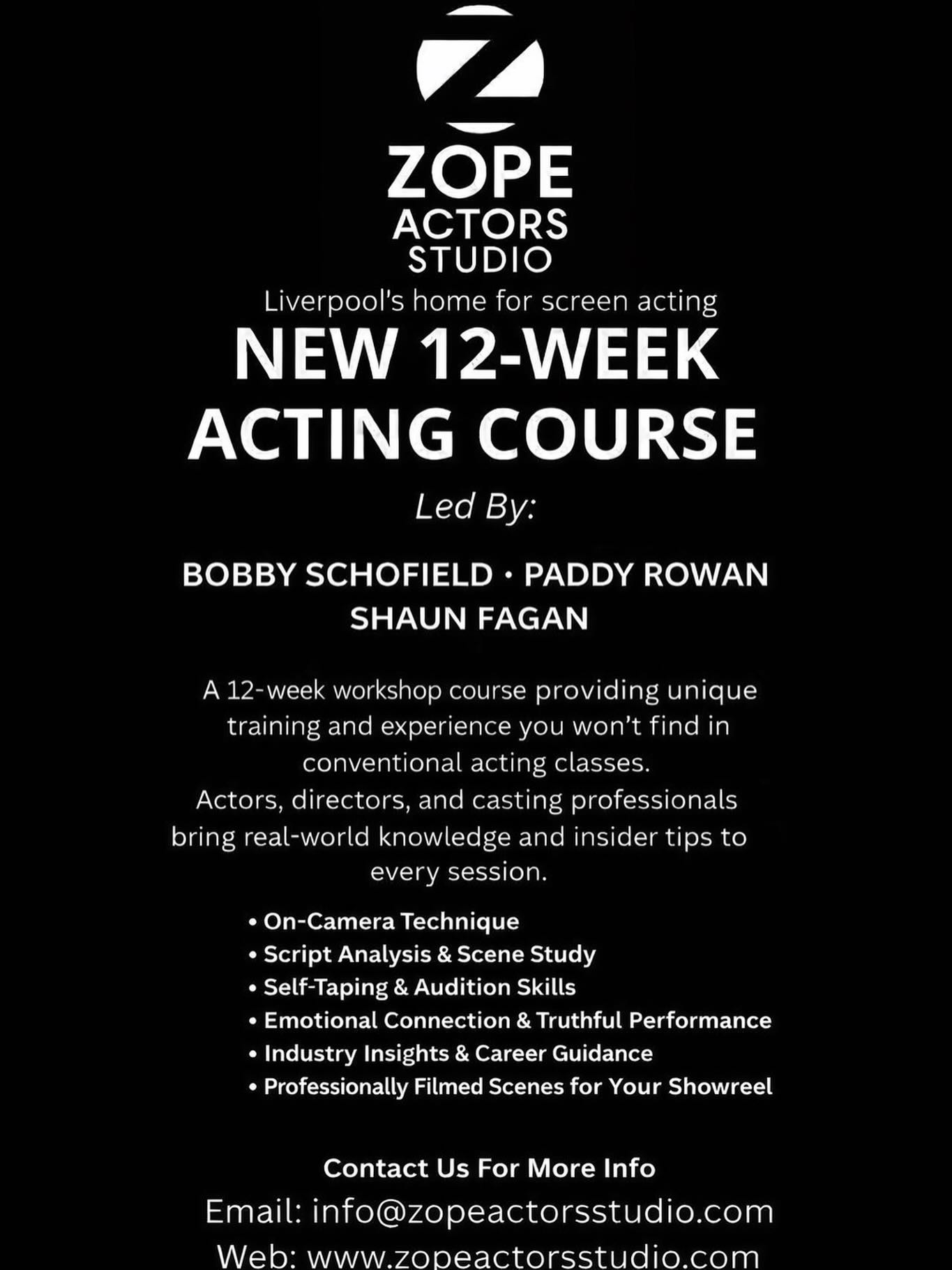 zopeactorsstudio Facebook ad: After the incredible success of our first two…