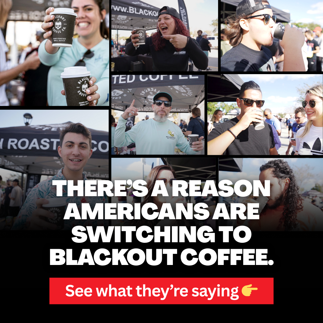 Blackout Coffee Co. Facebook ad