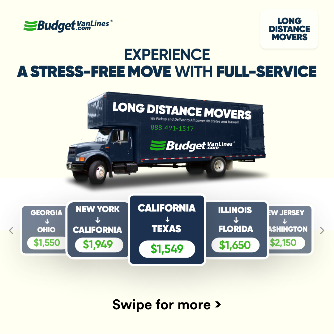 Budget Van Lines Facebook ad
