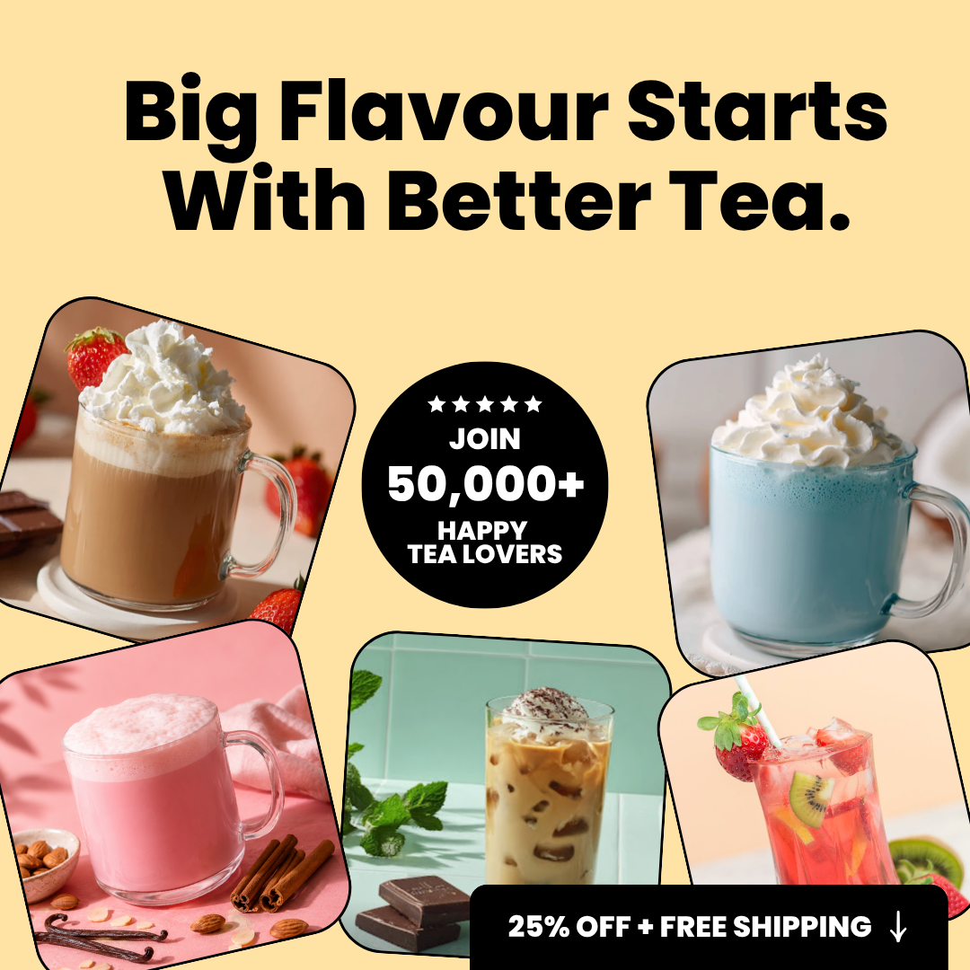 Tealish Facebook ad: Life’s Too Short for Boring Tea